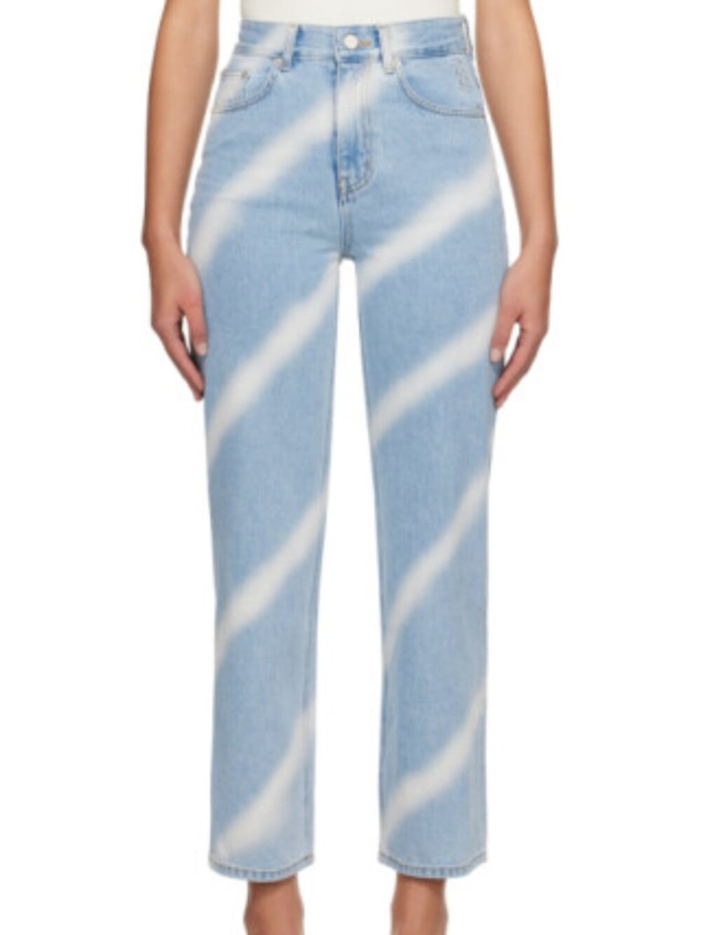 NWT Kijun Blue Oblique Jeans